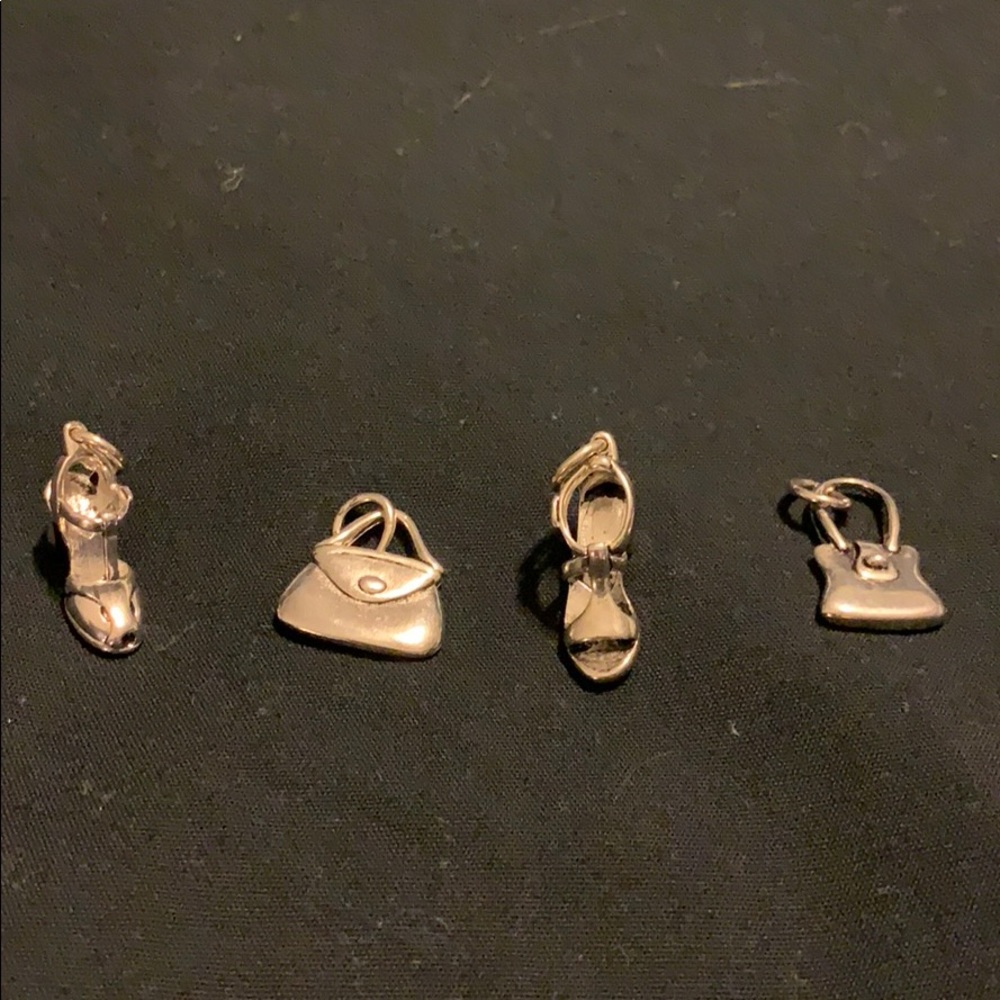 Sterling silver bracelet charms